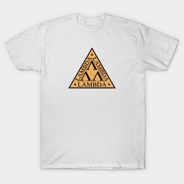 Lambda Crest T-Shirt by BigOrangeShirtShop